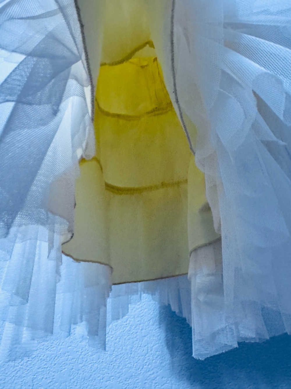 American Princess Girl’s Lace and Tiered Tulle Party Dress. Size 6. - Picture 7 of 13